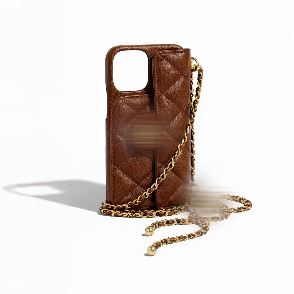 Coque Chanel Marron